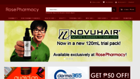 What Rosepharmacy.com website looked like in 2020 (3 years ago)