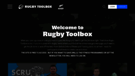 What Rugbytoolbox.co.nz website looked like in 2020 (3 years ago)