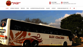 What Rsvcoaches.co.za website looked like in 2020 (3 years ago)