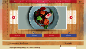 What Restauracjakonfitura.pl website looked like in 2020 (3 years ago)