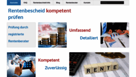What Rentenbescheid-ueberpruefen.de website looked like in 2020 (3 years ago)