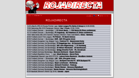 What Rojadirecta.video website looked like in 2020 (3 years ago)