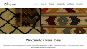 What Rivierahome.in website looked like in 2020 (3 years ago)