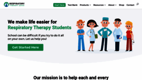 What Respiratorytherapyzone.com website looked like in 2020 (3 years ago)