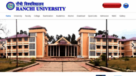 What Ranchiuniversity.ac.in website looked like in 2020 (3 years ago)