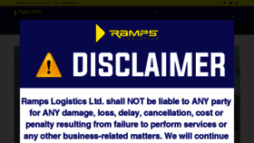 What Rampslogistics.com website looked like in 2020 (3 years ago)