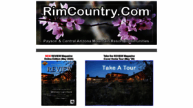 What Rimcountry.com website looked like in 2020 (3 years ago)