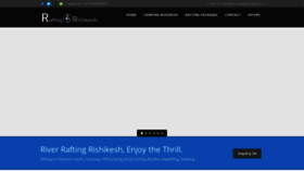 What Riverraftingatrishikesh.in website looked like in 2020 (3 years ago)