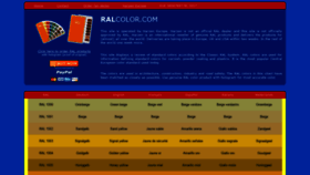 What Ralcolor.com website looked like in 2020 (3 years ago)
