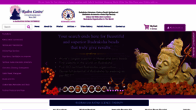 What Rudraksha-ratna.com website looked like in 2020 (3 years ago)