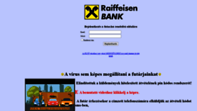 What Raiffeisen.futar.hu website looked like in 2020 (3 years ago)