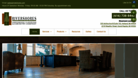 What Rivershores.com website looked like in 2020 (3 years ago)