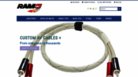 What Ramelectronics.net website looked like in 2020 (6 years ago)