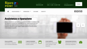 What Riparopoint.it website looked like in 2020 (5 years ago)