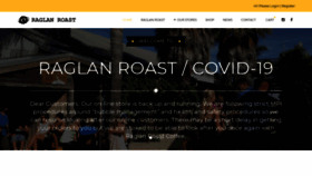 What Raglanroast.co.nz website looked like in 2020 (3 years ago)