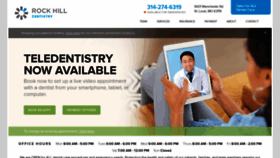 What Rockhilldentistry.com website looked like in 2020 (3 years ago)