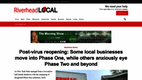 What Riverheadlocal.com website looked like in 2020 (3 years ago)