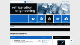 What Refrigeration.engineering website looked like in 2020 (3 years ago)