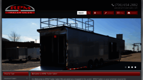 What Rpmtrailersales.com website looked like in 2020 (3 years ago)