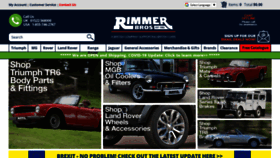 What Rimmerbros.com website looked like in 2020 (3 years ago)