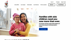What Rmhccanada.ca website looked like in 2020 (3 years ago)