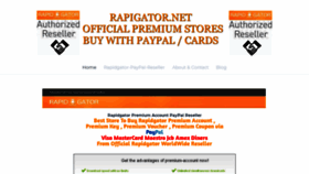 What Rapidgator.biz website looked like in 2020 (3 years ago)