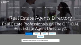What Realestateagent.com website looked like in 2020 (3 years ago)