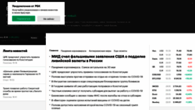 What Rbc.ru website looked like in 2020 (3 years ago)