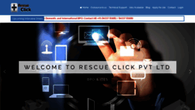 What Rescueclick.com website looked like in 2020 (3 years ago)