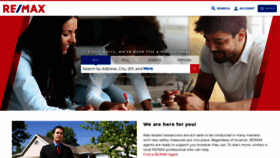 What Remax.com website looked like in 2020 (3 years ago)