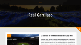 What Realgarcilaso.pe website looked like in 2020 (3 years ago)