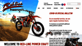 What Red-linepowercraft.com website looked like in 2020 (3 years ago)