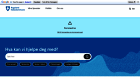 What Rogfk.no website looked like in 2020 (5 years ago)