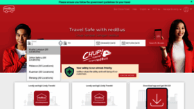 What Redbus.my website looked like in 2020 (3 years ago)