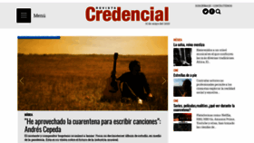 What Revistacredencial.com website looked like in 2020 (3 years ago)