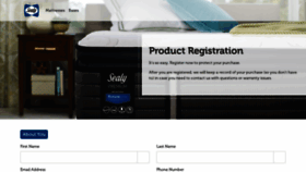 What Register.sealy.com website looked like in 2020 (3 years ago)