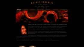 What Rajnaiveronika.hu website looked like in 2020 (3 years ago)