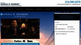 What Rbisenberg.com website looked like in 2020 (3 years ago)