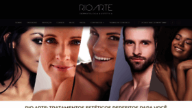 What Rioarteestetica.com.br website looked like in 2020 (3 years ago)