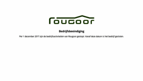 What Rougoor.nl website looked like in 2020 (3 years ago)