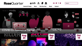 What Rosequarter.com website looked like in 2020 (3 years ago)
