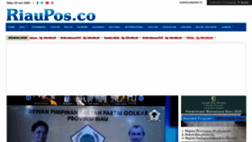 What Riaupos.co website looked like in 2020 (3 years ago)