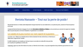 What Revistanamaste.com website looked like in 2020 (3 years ago)