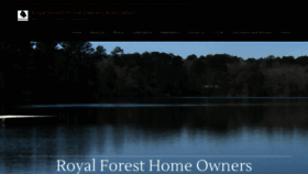 What Royalforestcc.org website looked like in 2020 (3 years ago)