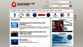 What Ratunek24.pl website looked like in 2020 (3 years ago)