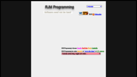 What Rjmprogramming.com.au website looked like in 2020 (3 years ago)