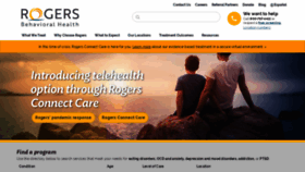 What Rogershospital.org website looked like in 2020 (3 years ago)