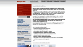 What Rezepte-cms.de website looked like in 2020 (3 years ago)