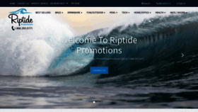 What Riptidepromotions.com website looked like in 2020 (3 years ago)
