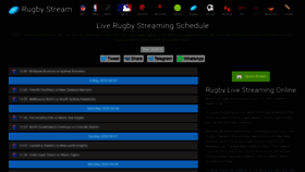What Rugbystreams.me website looked like in 2020 (3 years ago)
